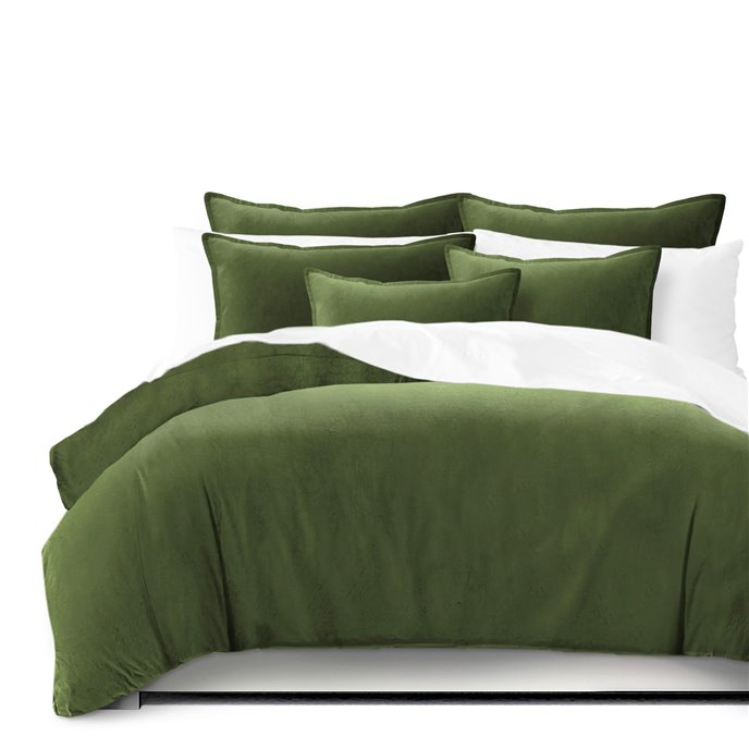 Vanessa Aloe Comforter and Pillow Sham(s) Set - Size Super Queen Thumbnail