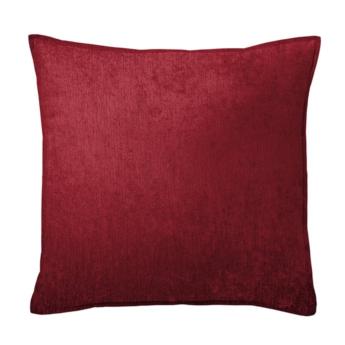 Juno Velvet Red Decorative Pillow - Size 24" Square Thumbnail