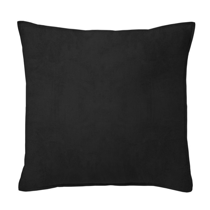 Vanessa Black Decorative Pillow - Size 20" Square Thumbnail