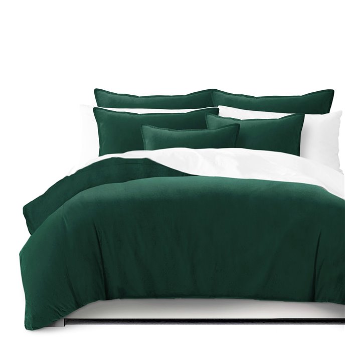 Vanessa Emerald Duvet Cover and Pillow Sham(s) Set - Size Twin Thumbnail