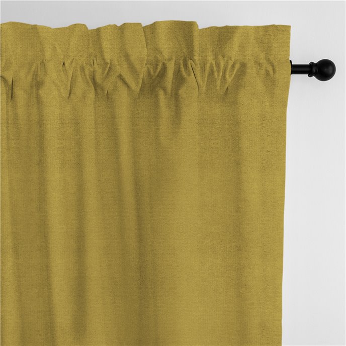 Vanessa Curry Pole Top Drapery Panel - Pair - Size 50"x96" Thumbnail