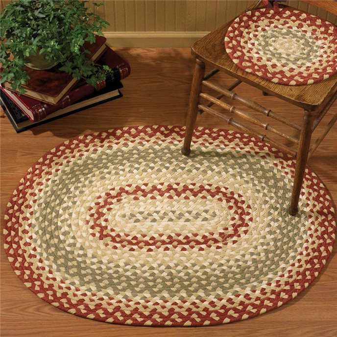 Mill Village Braided Rug 32X42 Thumbnail