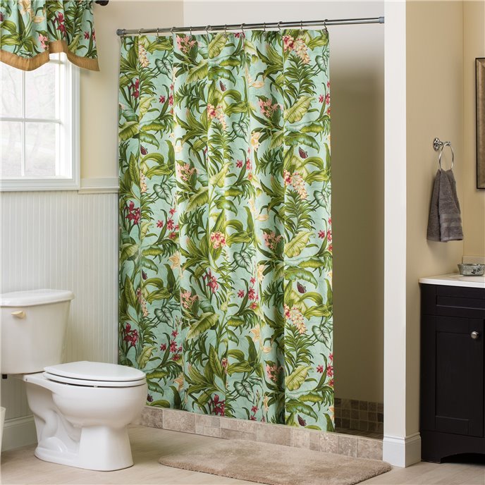 Wailea Coast Bloom Shower Curtain Thumbnail