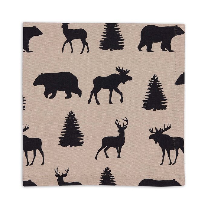 Bear/Moose Printed Napkin Thumbnail
