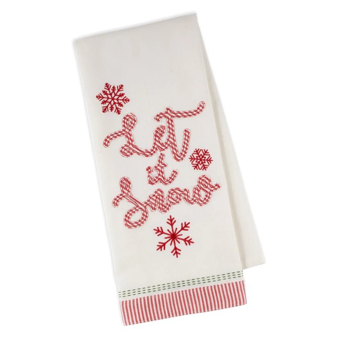 Let It Snow Embellished Dishtowel Thumbnail