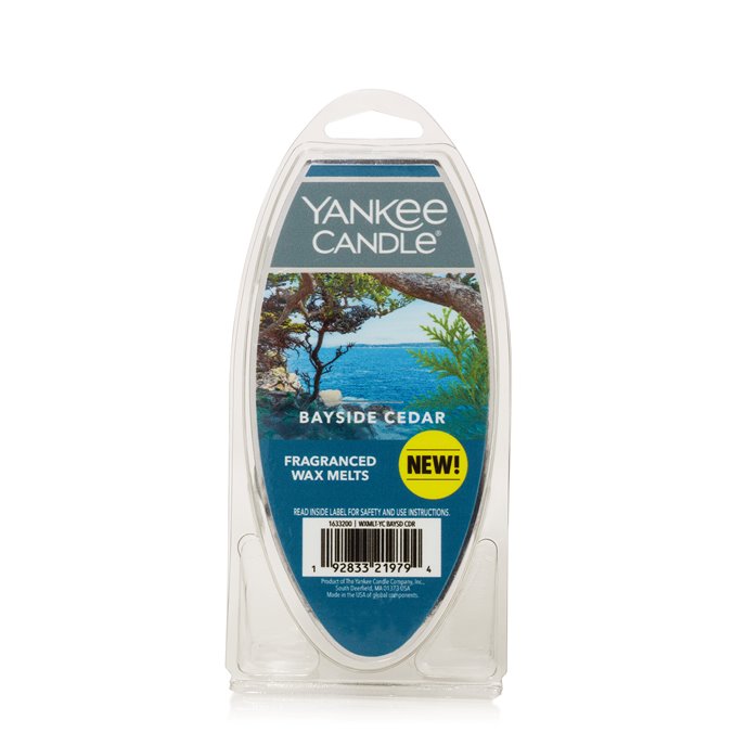Yankee Candle Bayside Cedar Wax Melts 6-Pack | P. C. Fallon Co.