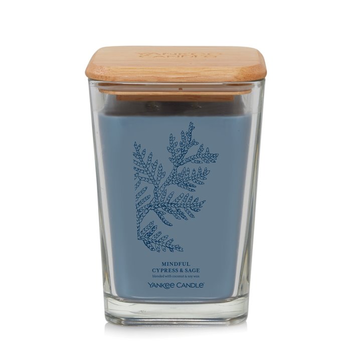 Yankee Candle Mindful Cypress & Sage Large Square Candle Thumbnail