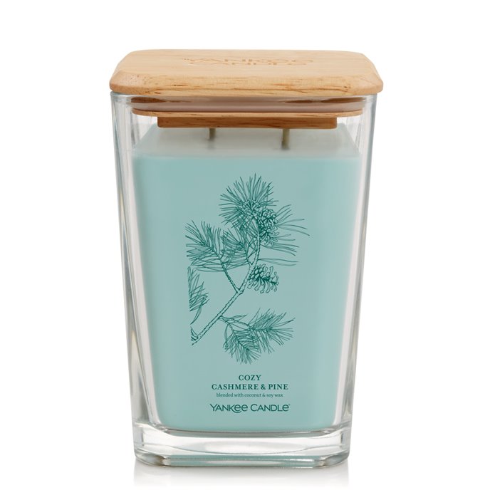 Yankee Candle Cozy Cashmere & Pine Large Square Candle Thumbnail