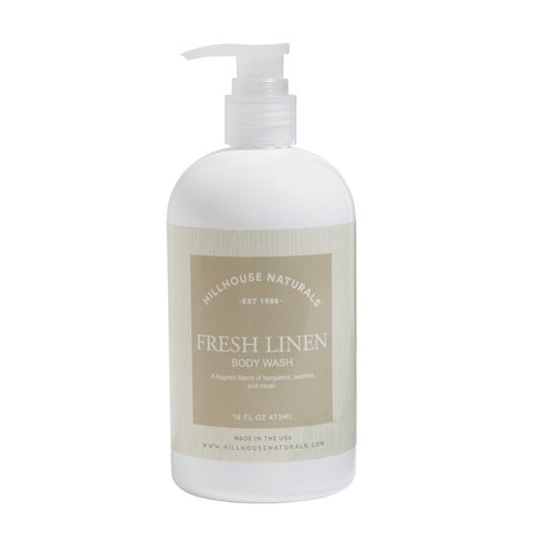 Fresh Linen Body Wash 16oz. by Hillhouse Naturals | PC Fallon