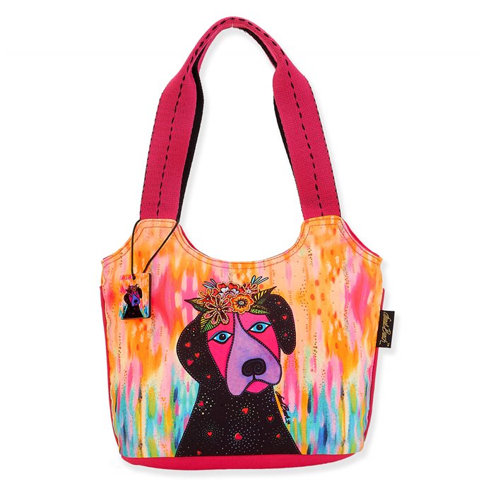 Violet Dogs Small Scoop Tote Thumbnail