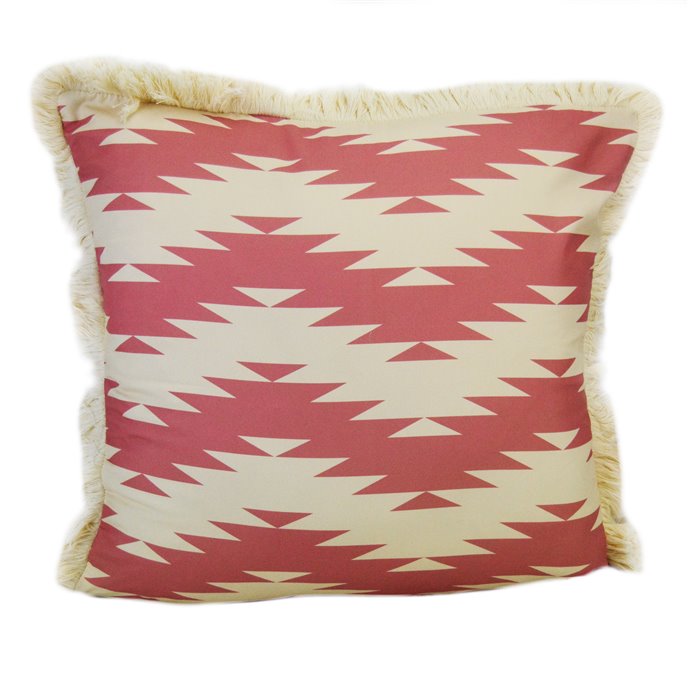 Desert Verbena Decorative Pillow -  Zigzag Thumbnail