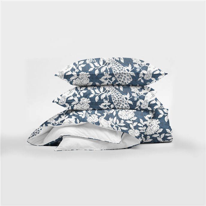 Lark Navy Standard/Queen Pillow Sham Thumbnail