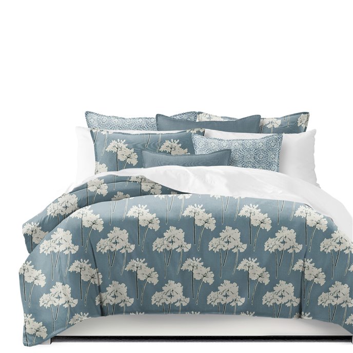 Summerfield Blue King Duvet Cover & 2 Shams Set Thumbnail