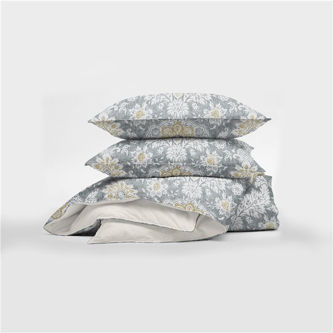 Osha Barley/Gray Standard/Queen Pillow Sham Thumbnail