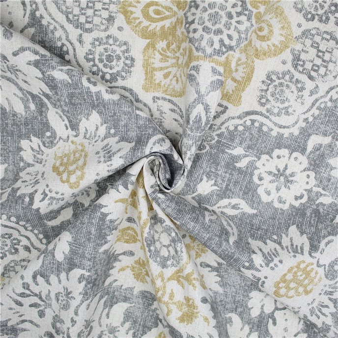 Osha Barley/Gray Fabric By The Yard Thumbnail