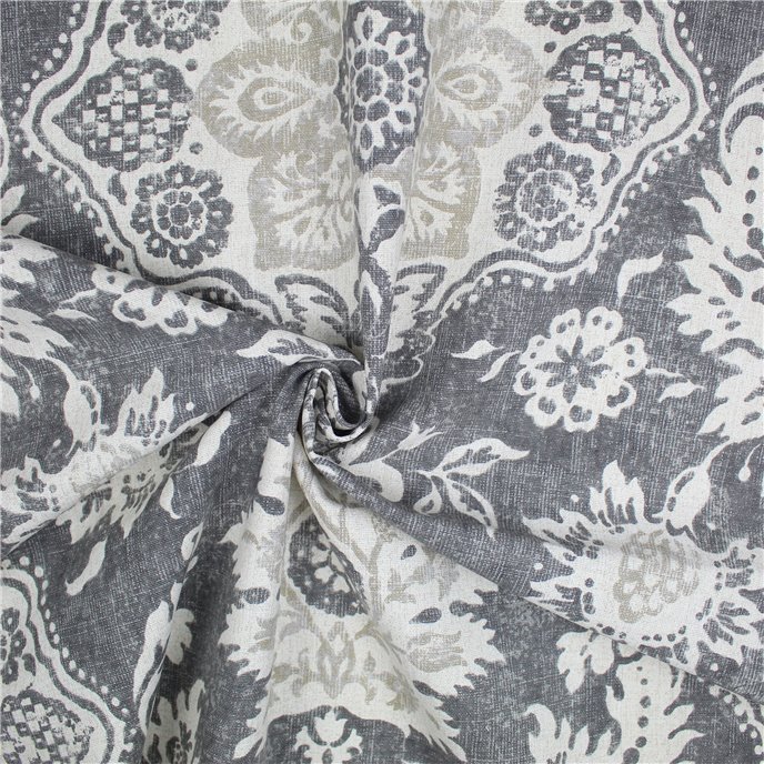 Osha Mocha/Charcoal Fabric By The Yard Thumbnail