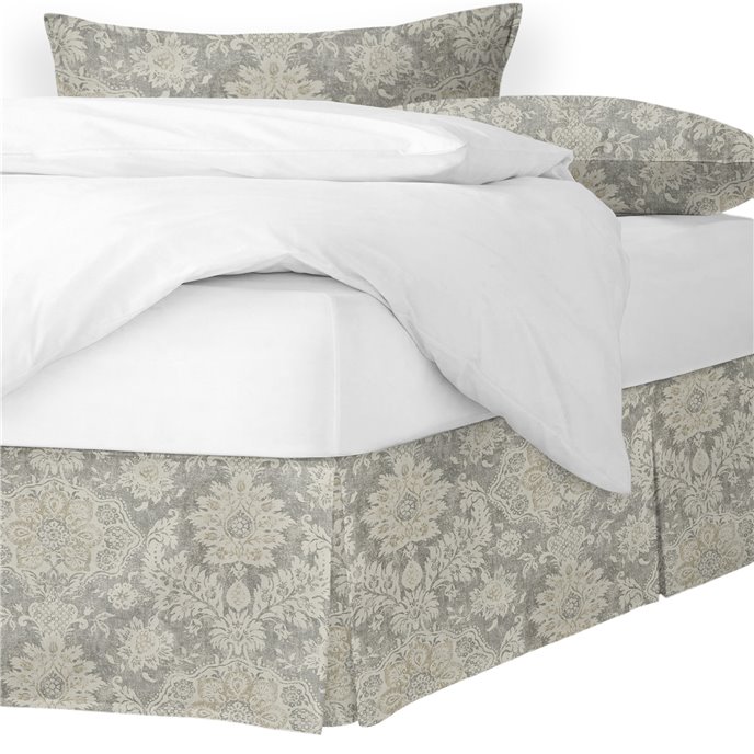 Osha Taupe/Beige Full/Double Bed Skirt 18" drop Thumbnail