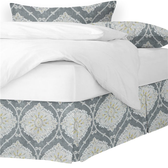 Bellamy Gray King Bed Skirt 18" drop Thumbnail