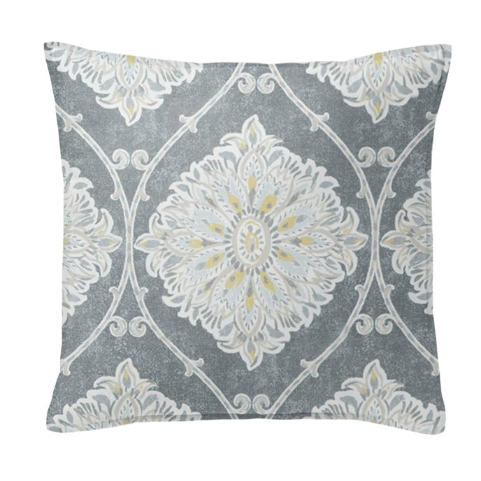 Bellamy Gray 20" SQ Decor Pillow w/ Feather Insert Thumbnail