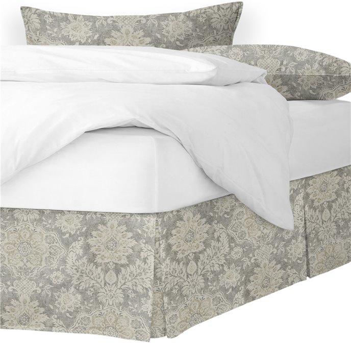 Osha Taupe/Beige Queen Bed Skirt 18" drop Thumbnail