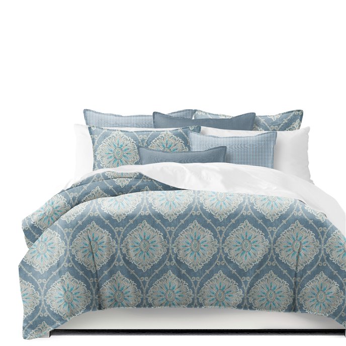 Bellamy Blue Twin Comforter & 1 Sham Set Thumbnail