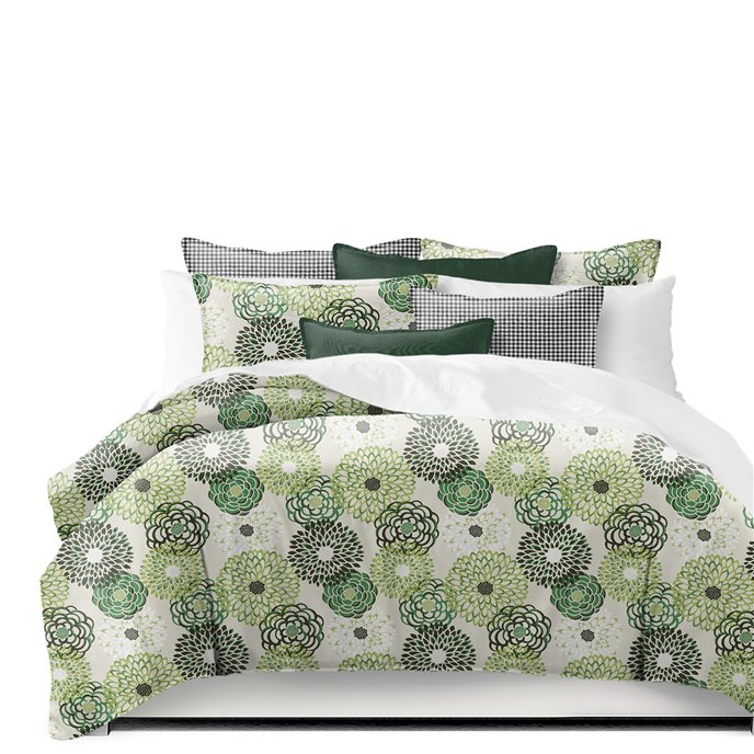Gardenstow Green Full/Double Comforter & 2 Shams Set Thumbnail