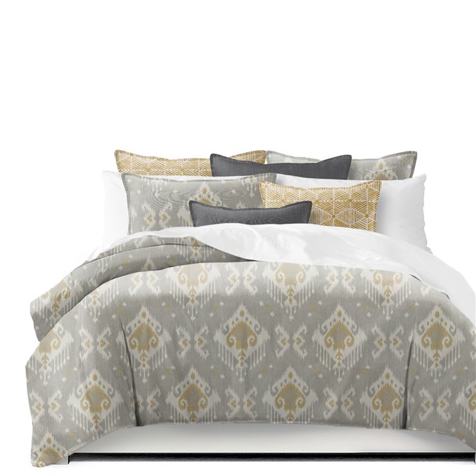 Mahal Gray Twin Comforter & 1 Sham Set Thumbnail