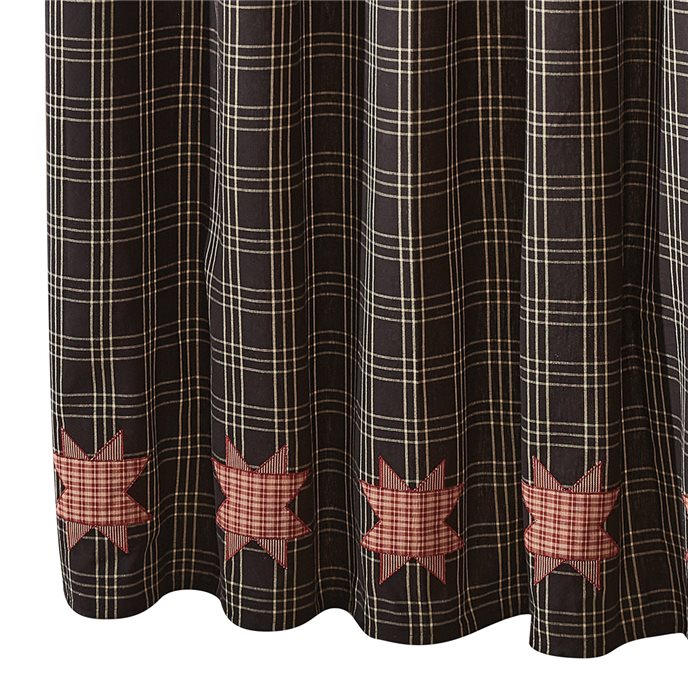 Farmhouse Star Shower Curtain 72X72 Thumbnail