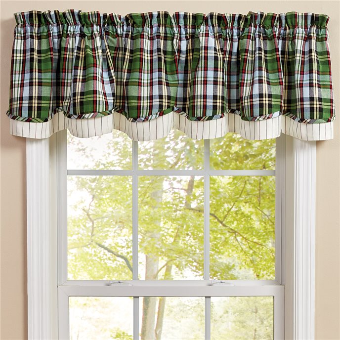 Happy Trails Lined Layered Valance 72X16 Thumbnail