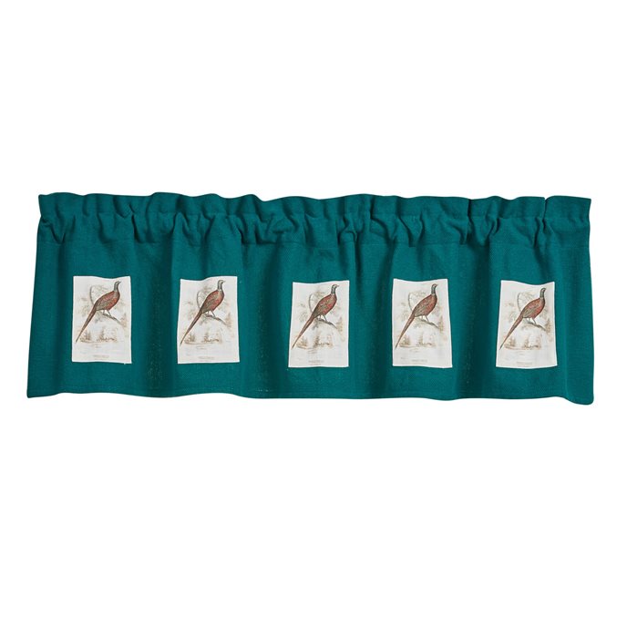 Pheasant Run Lined Patch Valance 60X14 Thumbnail