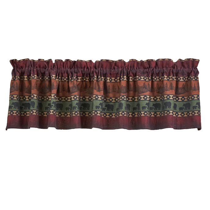 Mountain Bear Valance 72X14 Thumbnail