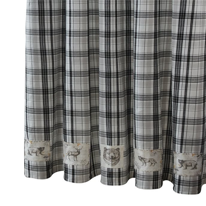 Refined Rustic Patch Shower Curtain Thumbnail