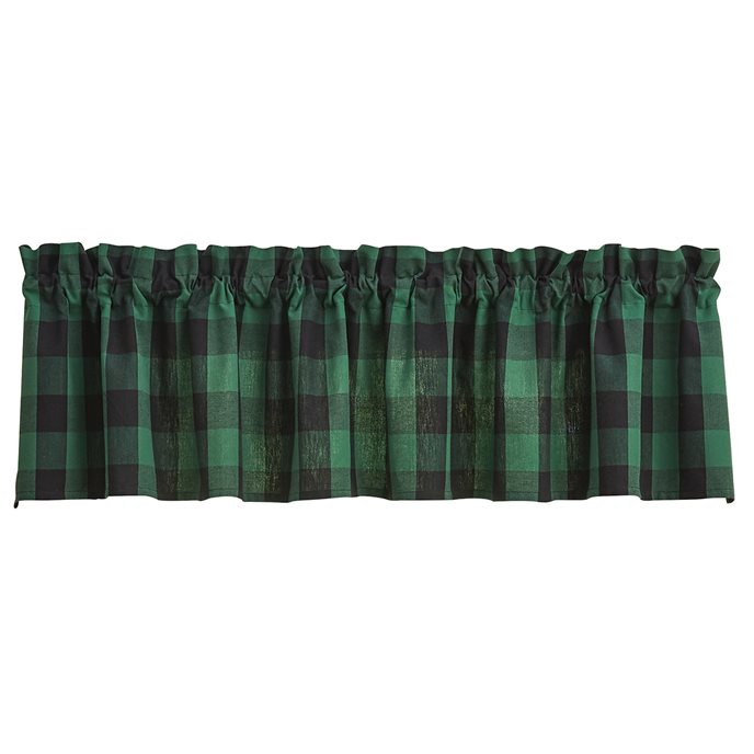Wicklow Check Valance 72X14 Forest Thumbnail