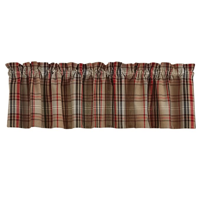 Bear Country Plaid Valance 72X14 Thumbnail
