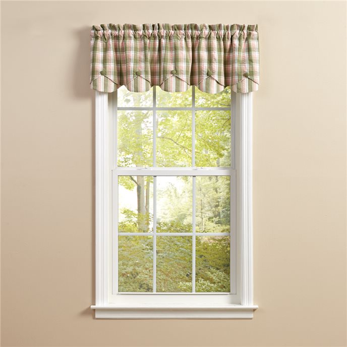 Butterfly Garden Lined Scalloped Valance 58X15 Thumbnail