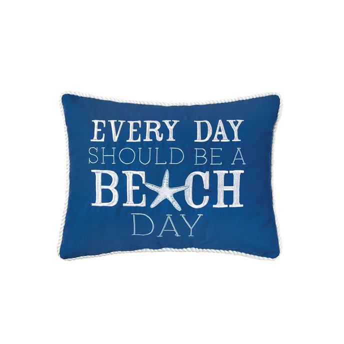 Every Day Beach Day Throw Pillow Thumbnail