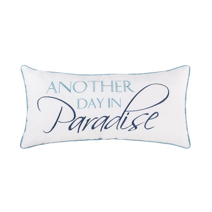 Another Day In Paradise Throw Pillow Thumbnail