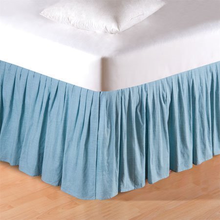 Aegean Grid Queen Bed Skirt Thumbnail