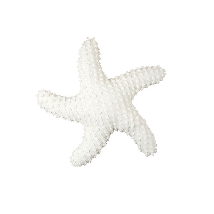 White Starfish Shaped Throw Pillow Thumbnail