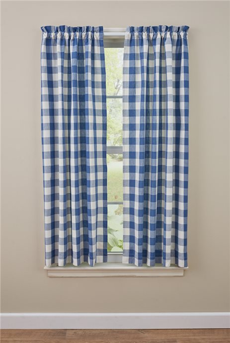 Wicklow Check Panels 72X63 China Blue Thumbnail