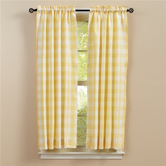 Wicklow Check Panels 72X63 Yellow Thumbnail