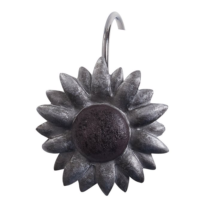 Antique Farmhouse Sunflower Shower Curtain Hooks Thumbnail