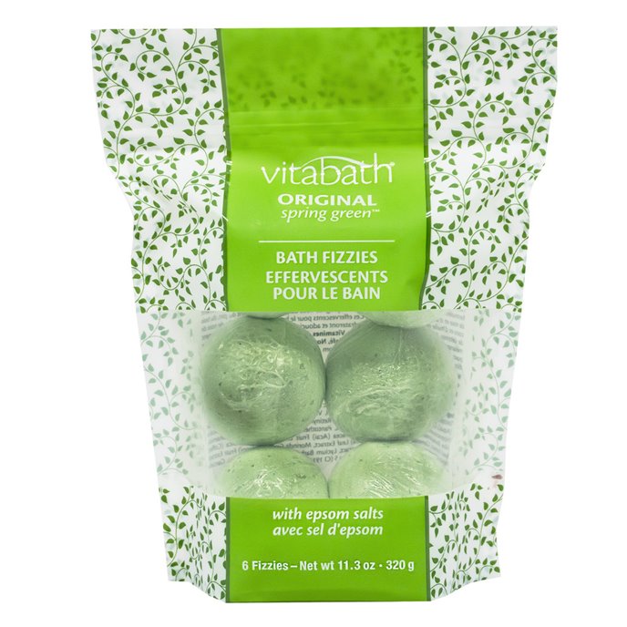 Vitabath Original Spring Green Bath Fizzies (10 oz) Thumbnail