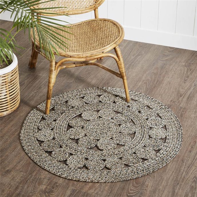 Celeste Blended Pebble Indoor/Outdoor Rug 3ft Round Thumbnail