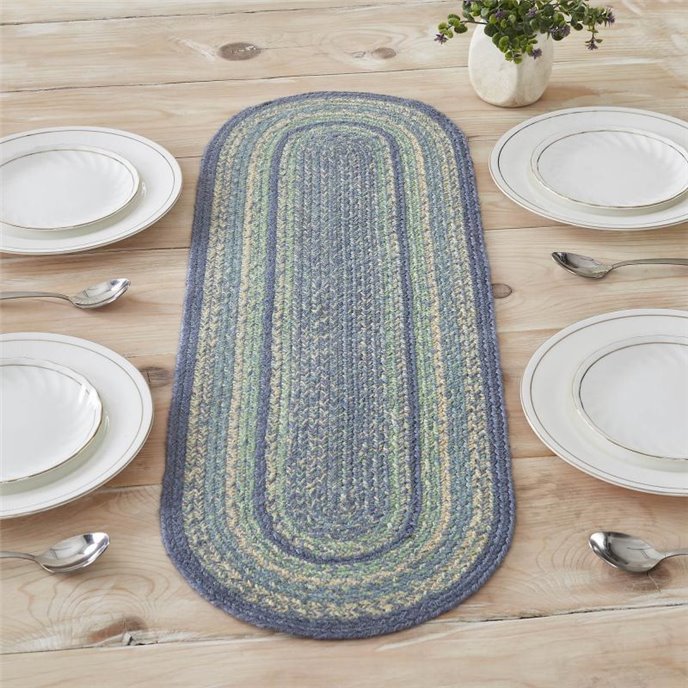 Jolie Jute Oval Runner 12x36 Thumbnail