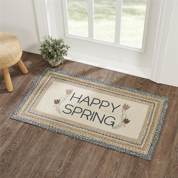 Kaila Happy Spring Jute Rug Rect w/ Pad 27x48 Thumbnail