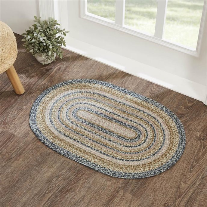 Kaila Jute Rug Oval w/ Pad 24x36 Thumbnail