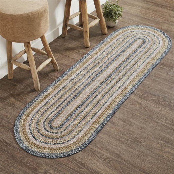 Kaila Jute Rug/Runner Oval w/ Pad 24x78 Thumbnail