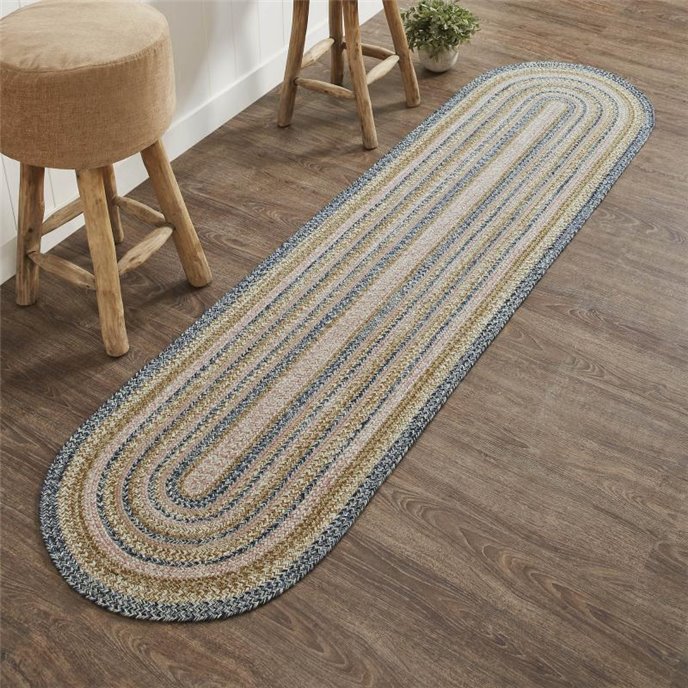 Kaila Jute Rug/Runner Oval w/ Pad 24x96 Thumbnail