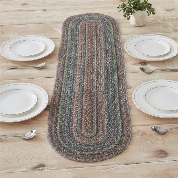 Multi Jute Oval Runner 12x48 Thumbnail